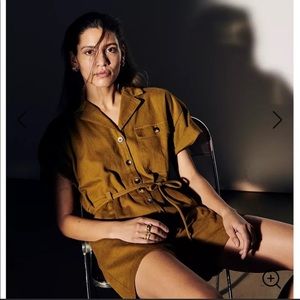 Madewell Belted Safari Romper